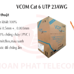 Cáp LAN CAT 6 UTP 23AWG 4PRS - PVC (305m) - CAMERA