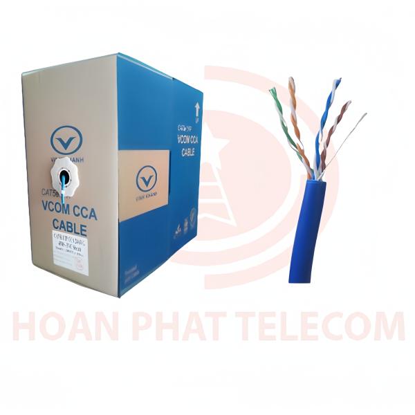 Cáp mạng VCOM CAT5 UTP CCA CAMERA