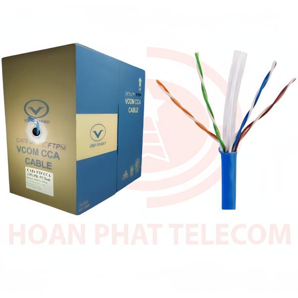 Cáp mạng VCOM CAT6 UTP CCA CAMERA