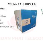 Cáp mạng VCOM CAT5 UTP CCA CAMERA