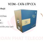 Cáp mạng VCOM CAT6 UTP CCA CAMERA