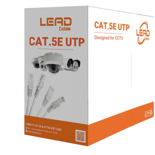 Cáp mạng LEAD CAT.5E UTP 25AWG (SẢN PHẨM CHUYÊN DỤNG CHO CAMERA)