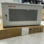 TỦ RACK 6U-D600 (TREO TƯỜNG, MÀU ĐEN, CAMERA) Mặt cửa lưới/ Giá rẻ